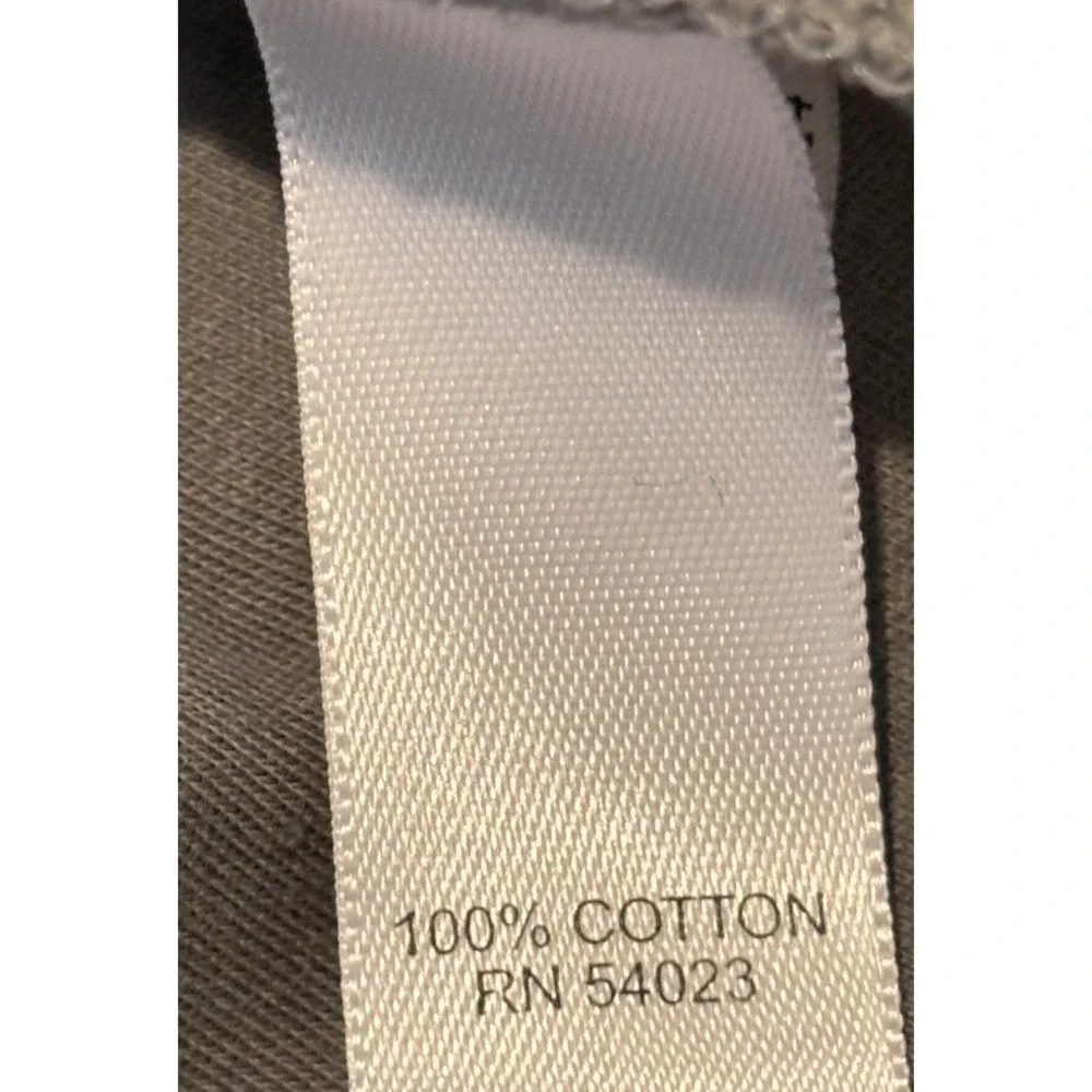 Banana Republic Mens L Gray Luxury Touch  100% Cotton Polo Shirt Stretch Preppy